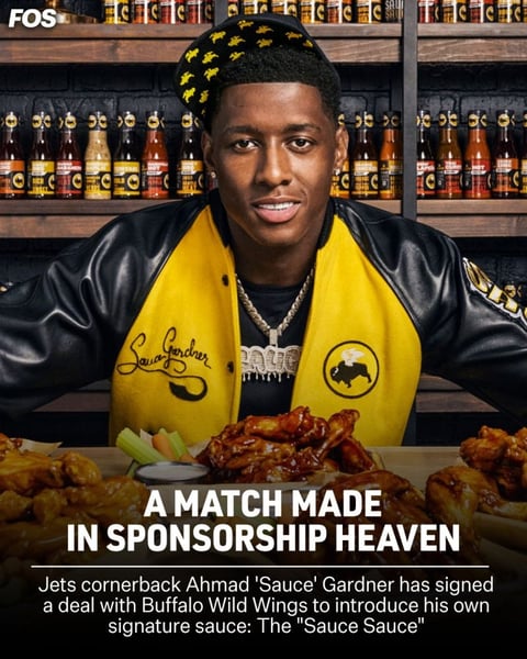 Sauce Gardner with Buffalo Wild Wings